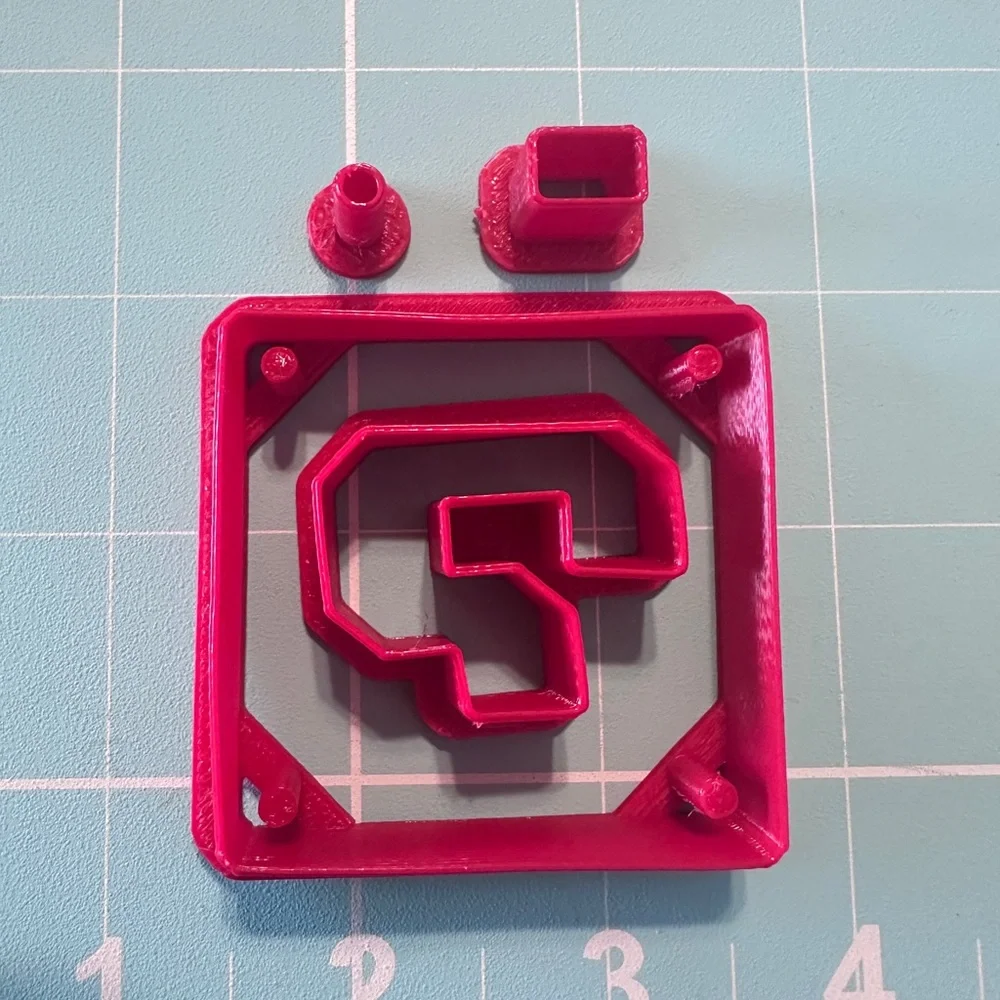Super Mario Question Box Cookie/Fondant Cutter 3”